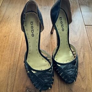 Bebe Black Women's Heels